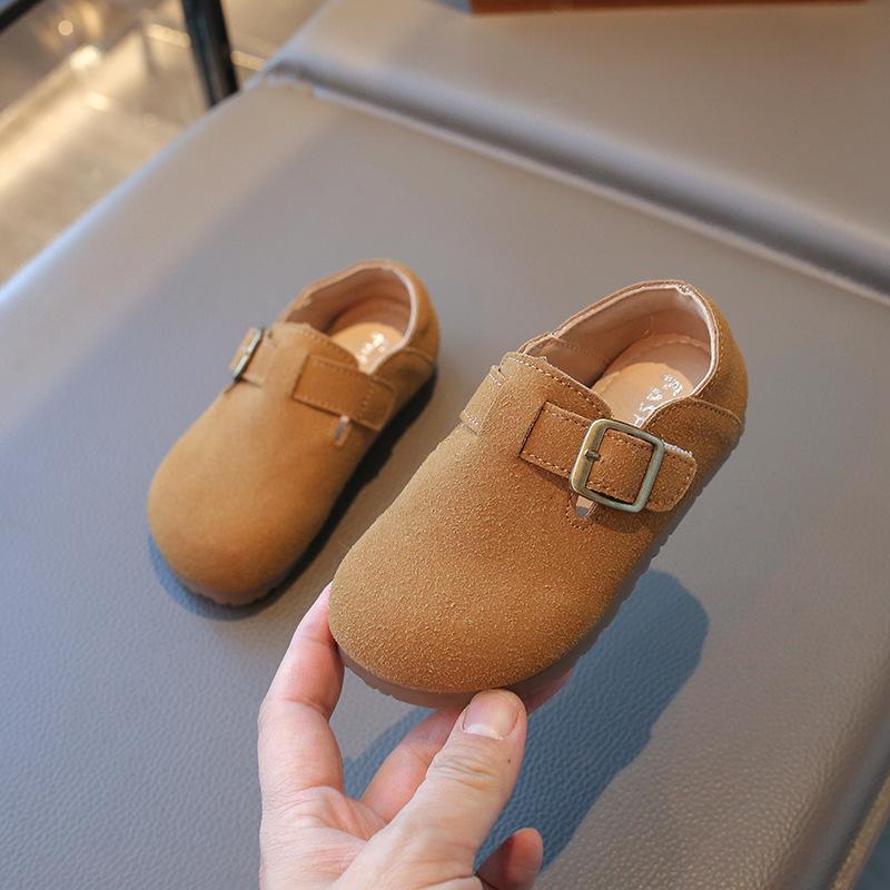 2025 New Kids Soft Sole Leather Loafers - Spring & Autumn Shoes for Boys & Girls