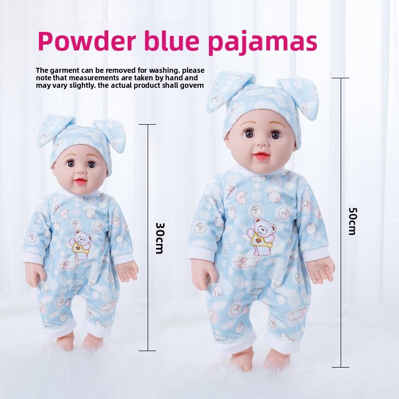 50 cm Simulering Babydukke Leke Myk Silikon Falsk Dukke Jentedukke Leke for Barn Gave