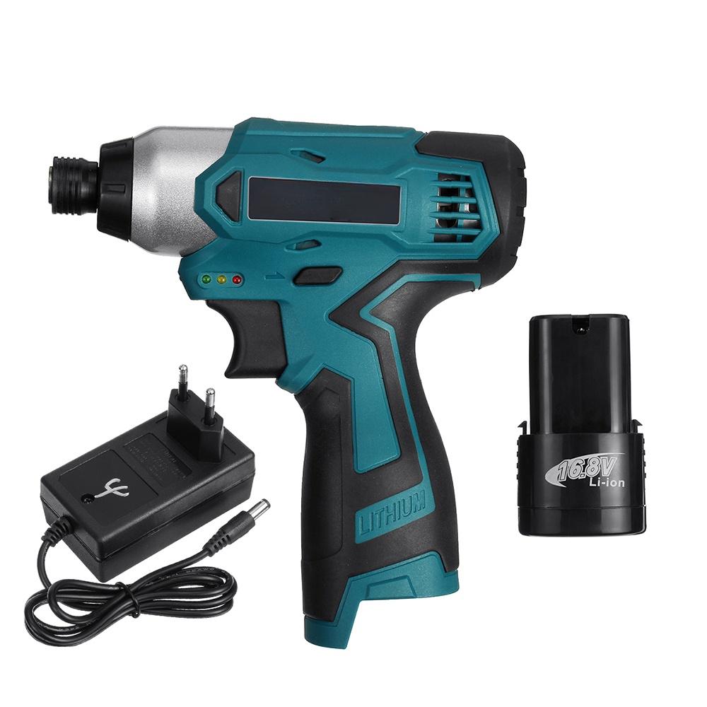16.8V DC Electric Cordless Screwdriver Power Tool New Electric Drill Drilling Machine Mini Hand Drill Wireless Impact