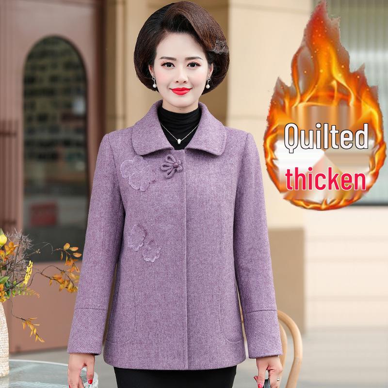 Spring & Autumn Outerwear for Middle-aged Women: Refined 2025 Style for 60-Year-Old Ladies.
