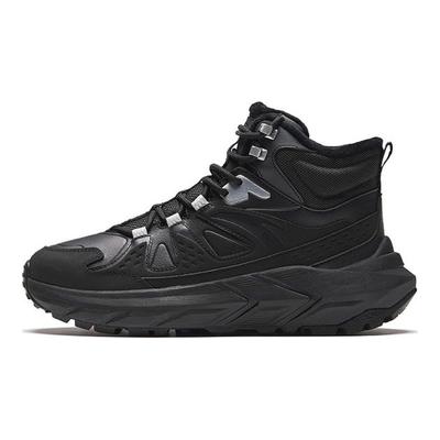 Amortyzujące Odporne na Ścieranie Wysokie Outdoorowe Buty Funkcjonalne Buty Damskie Czarne 122418982-2