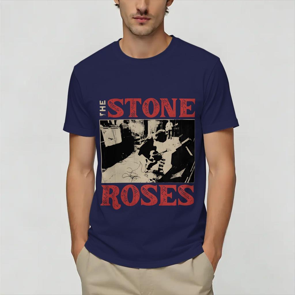 The Stone Roses T Shirt Summer Harajuku T Shirts Unisex 100 Cotton ONeck Plus Size 5XL Tees ShortSleeve Vintage Tops