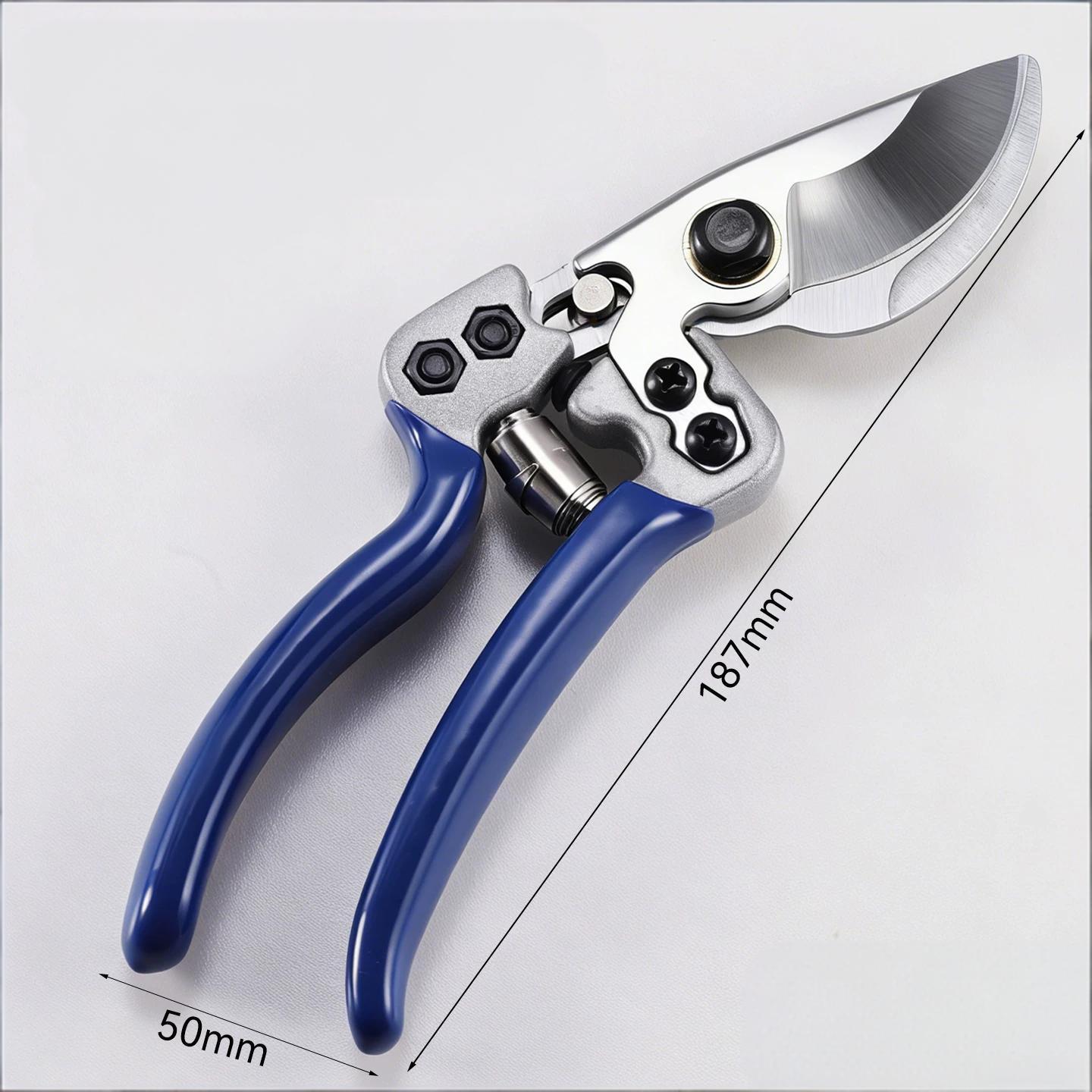 1pc Carbon Steel Pruning Shears Comfort Grip Garden Trimmer for Fast Tree Branch Cutting Pruning Shears Tree Trimming