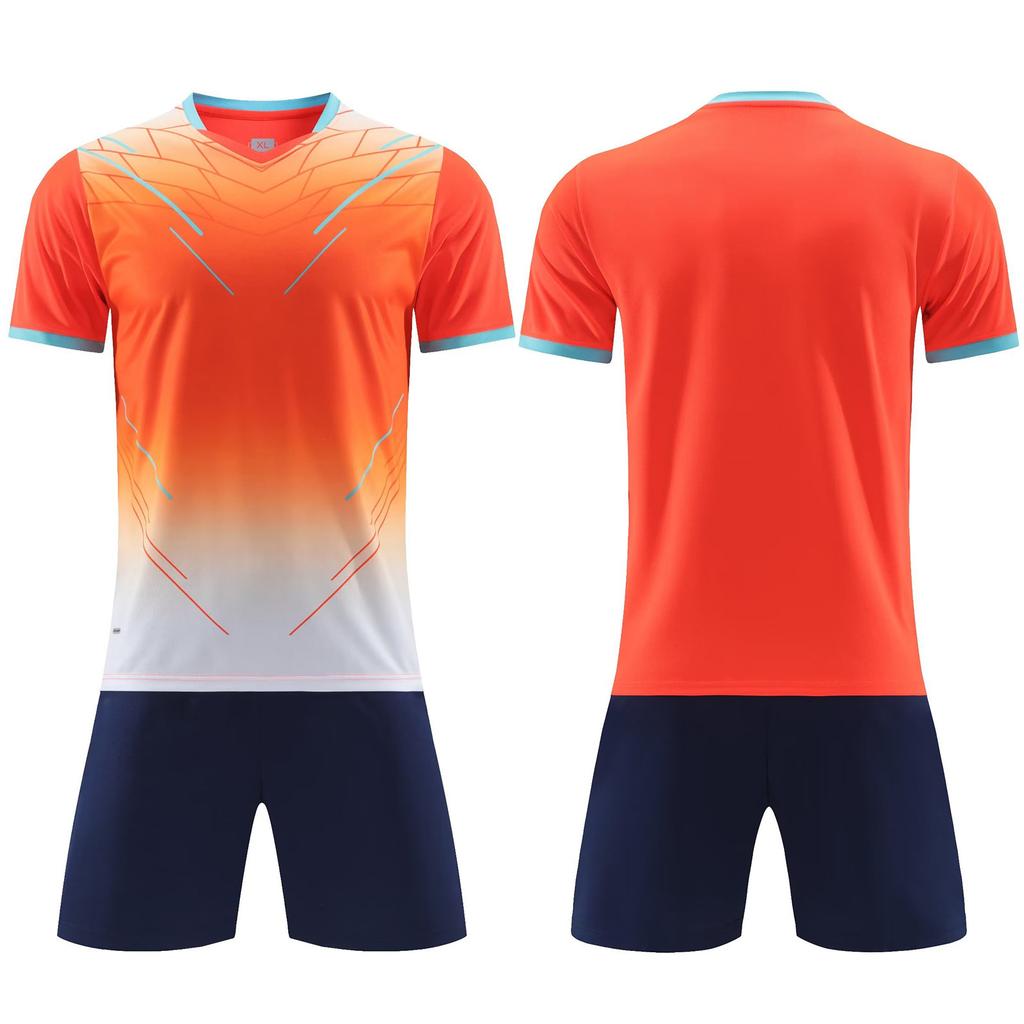 New Football Uniform Light Plate Set Student Football Competition Uniform Adult Children Football Training Uniform