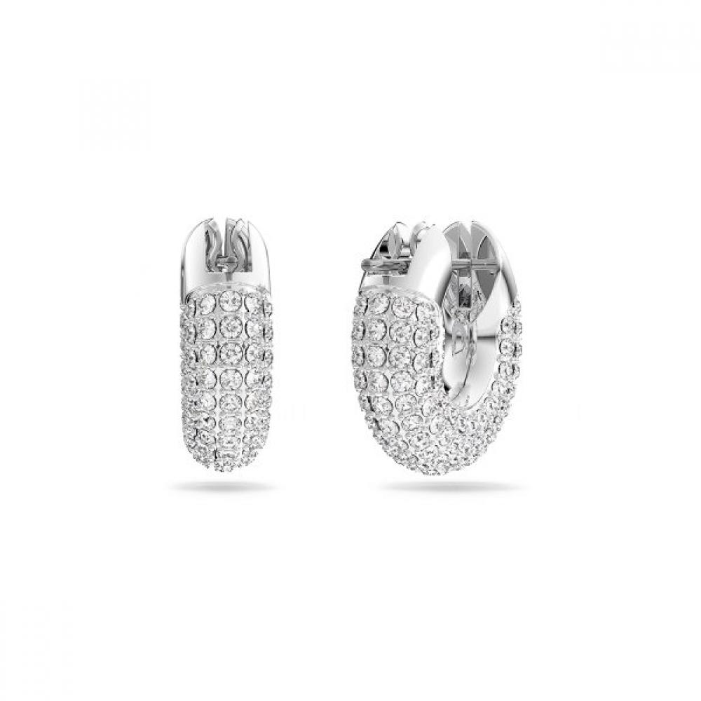 SwarovSki Rhodium Hoop EarringS S 5618306