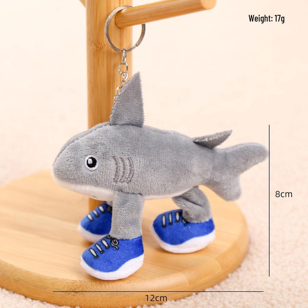 AI Klassiska Berg och Hav Gränsöverskridande Plysch Pinne Figur Nyckelring Hänge