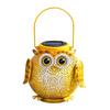 Yousheng Solar Light, Owl Design Garden Decor, Outdoor Waterproof Metal Hanging Lantern Solar Garden Light for Outside Patio Yard Lawn