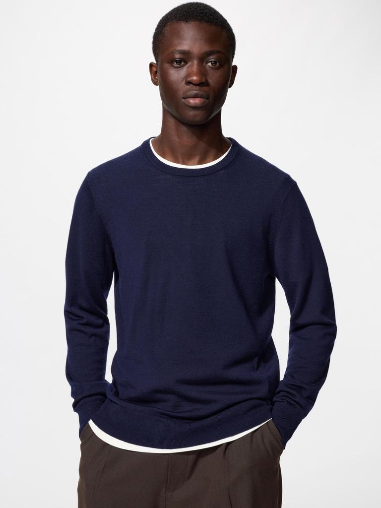 Uniqlo Japan Merino Crew Neck Sweater
