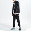 Li Ning Knitted Sweatpants Men's New Standard Black Moderate Cuffed Pants AKLQ243-1
