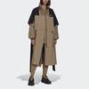 Adidas Originals X Hyke Collaboration Mountain Poncho Long Sports Jacket Women Jacket Yellow-Brown GP3034