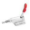 2pcs Silver Quick Release Clamp Pull Button Quick-Release Push Pull Clamp  For Machinery Fixtures