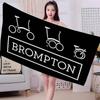 Abstract Art Bicycle Brompton Microfiber Beach Towel Absorbent Quick dry Soft Yoga Swimming Resort Mountain Climbing Towel