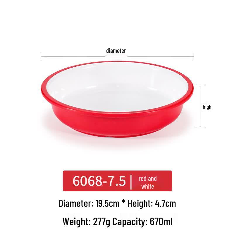 Commercial Melamine Round Serving Plate
