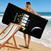 Big Bang: Icons Music Style Beach Towel Outdoor Camping Beach Absorbent Bath Towel Swim Seaside Beach Comfort Printing Travel and Vacation Towels