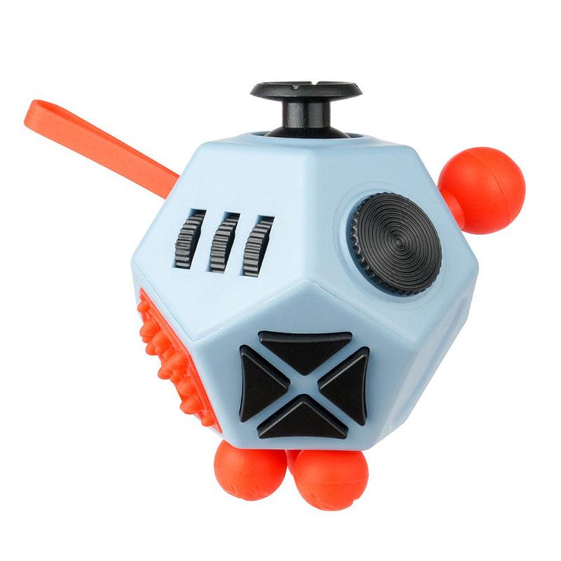 Second Generation 12-Sided Anti-Stress Fidget Cube: Anxiety Relief & Decompression Toy