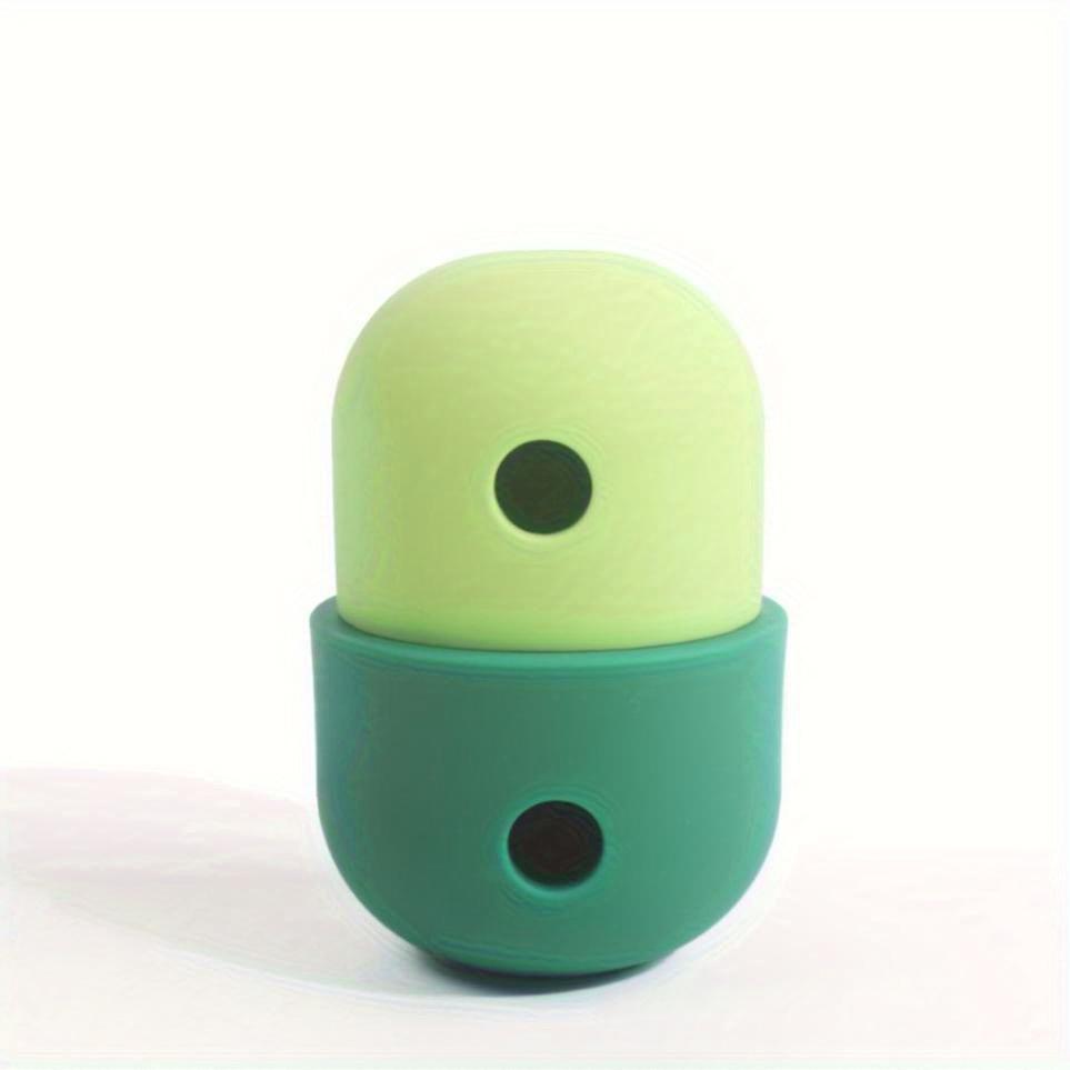 

Игрушка для собак интерактивный силиконовый жевательный мяч для раздачи лакомств - головоломка для медленной подачи корма для домашних животных, игрушка-кормушка для чистки зубов, игровой мяч