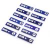 12pcs Plastic Prepared Microscope Slides Animals Insects Flowers Plants Red box