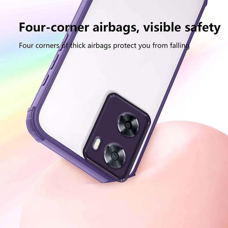 New Anti Drop Transparent Cover for OPPO A11 A11K A12 A18 A38 A40 A40M A58 A58X Hard PC Material Ultra Thin Protective Cases