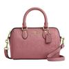 Rowan Pebbled Leather Boston Bag, One Shoulder Handbag Mini Women's Pink CCF28-IMPEO