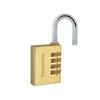 Faithfull Brass Combination Padlock
