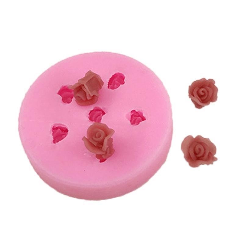 Wiederverwendbare blumenförmige Silikonform Wiederverwendbare Bastelformen Geeignet für handgefertigten Schmuck und Schreibtischdekorationen