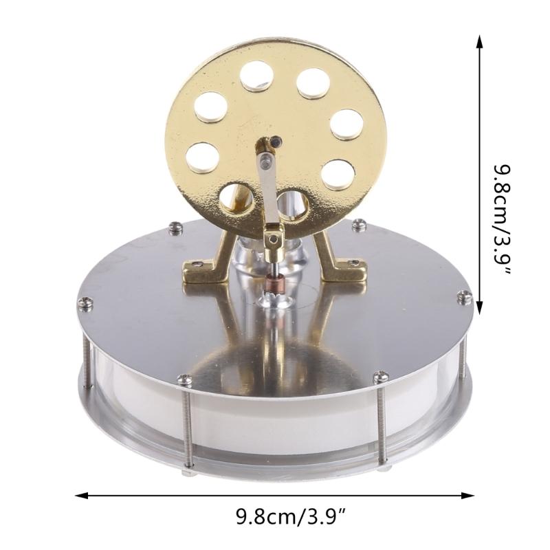 Motore Modello Mini Motore Stirling ad Aria Calda a Bassa Temperatura Generatore di Potenza Termica Elettricità