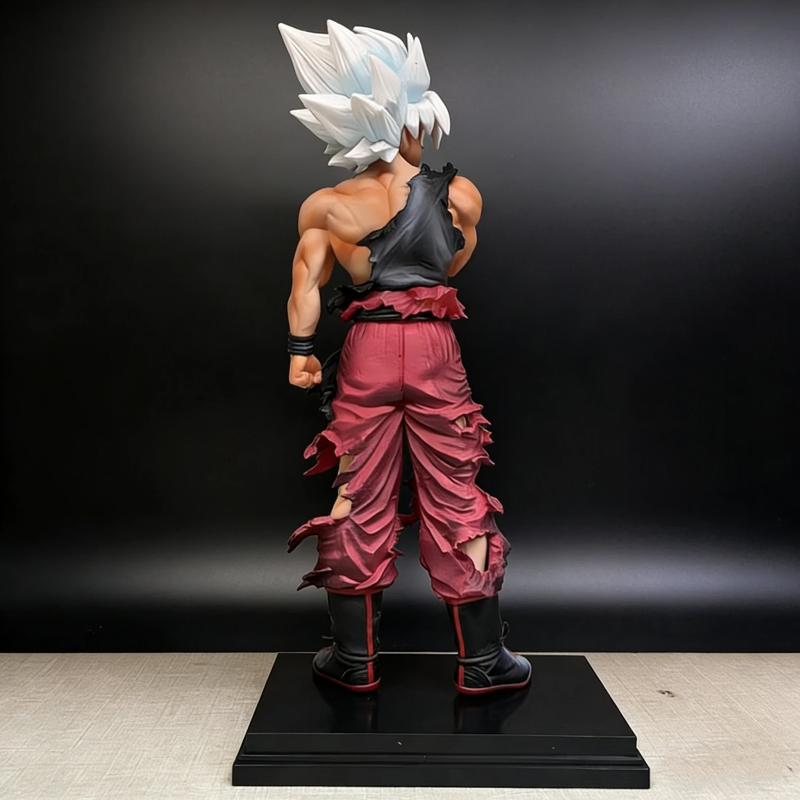 Dragon Ball GK 32cm Super Saiyan Goku Pinch Face Action Figure With Base Collectible Model Anime Statue Desktop Decor Gift Toy