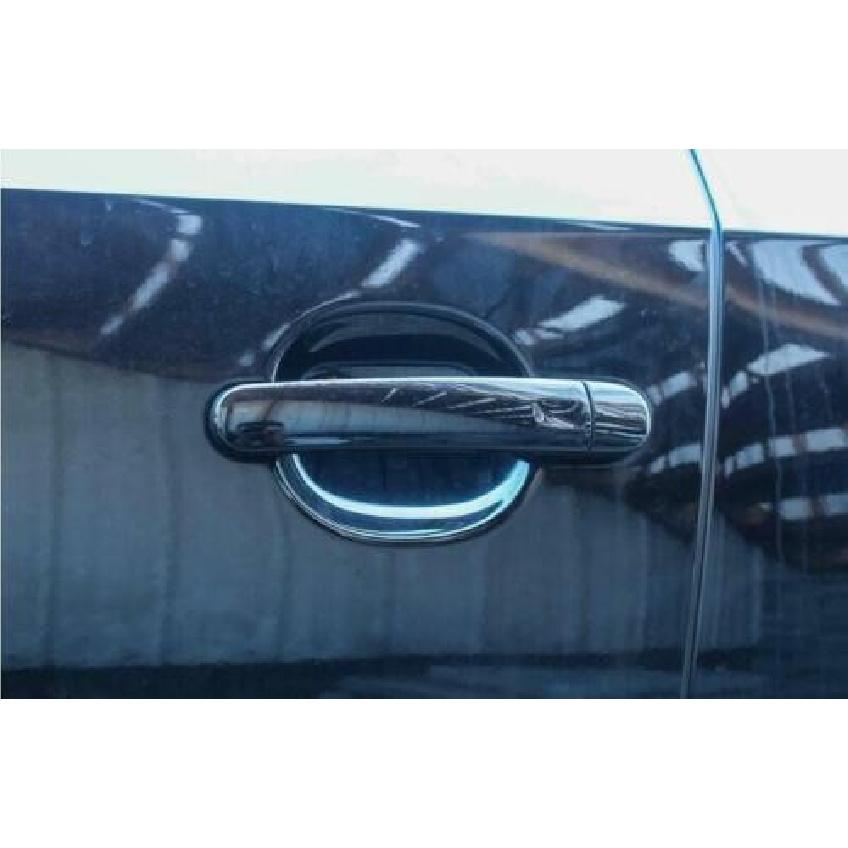 Cover Trim Black Steel Side Smart Door Handle Fit For Volkswagen Jetta 2012-2018