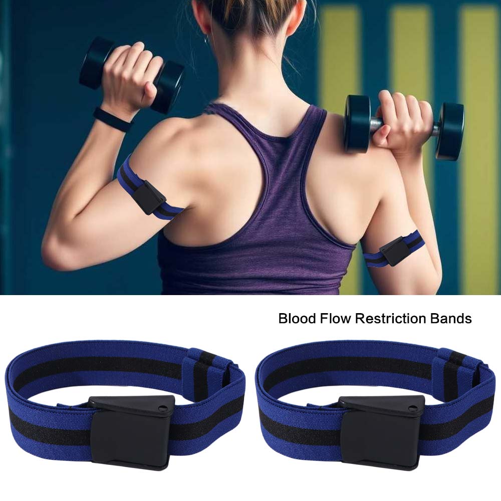 Arm Wraps Occlusion Training Bands Adjustable BFR Training Belts  Gym Equipment