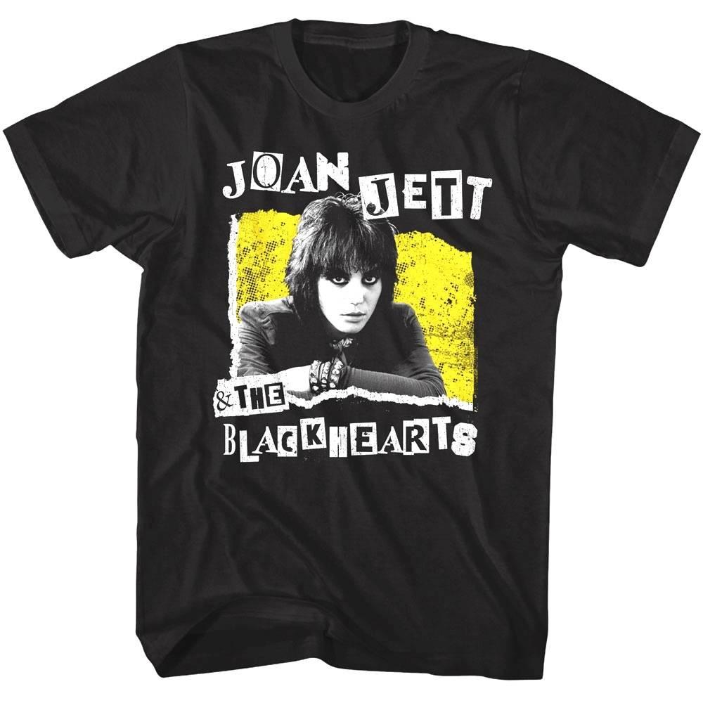 Joan Jett Ransom Note Men T Shirt XXXL