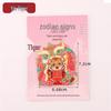 Guochao Zodiac Flower Order Horse Year Metal Refrigerator Magnets - Cultural & Creative Magnetic Stickers Souvenirs for Parties