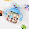 With Straw Baby Feeding Bottle Cartoon Toddler Milk Cup Portable Baby Drinking Cup  Travel