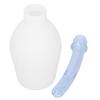 310ML Silicone Women Vaginal Douche Anal Douche Ball Type Soft Enema Cleaner White