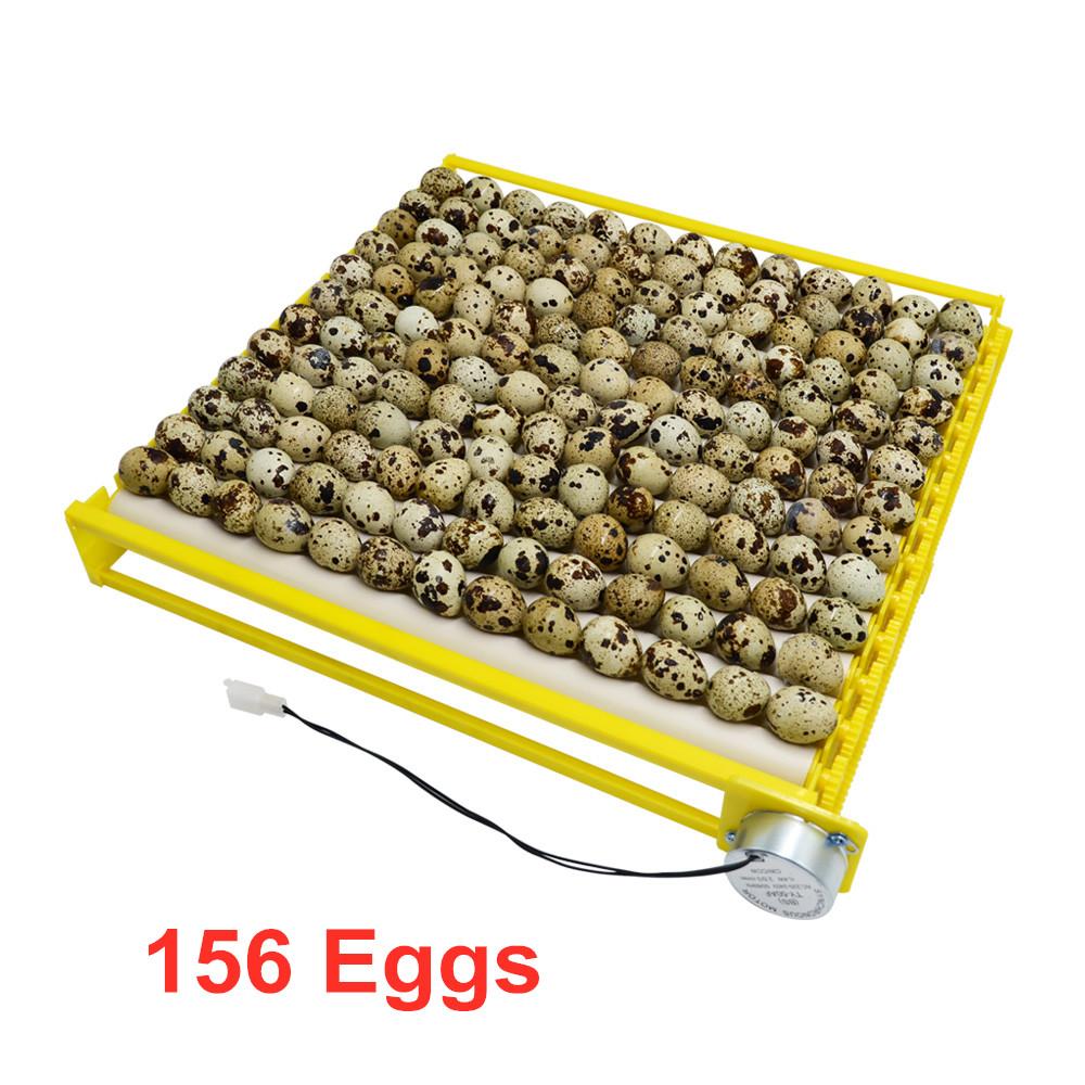Automatic 360° Rotary Egg Turner Roller Tray 42/56/156 Eggs Hatching Incubator Farm Incubation Tool Duck Quail Bird Accessory