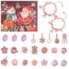 Christmas Countdown Bracelet Surprise: 24-Day DIY Beaded Calendar Gift Box