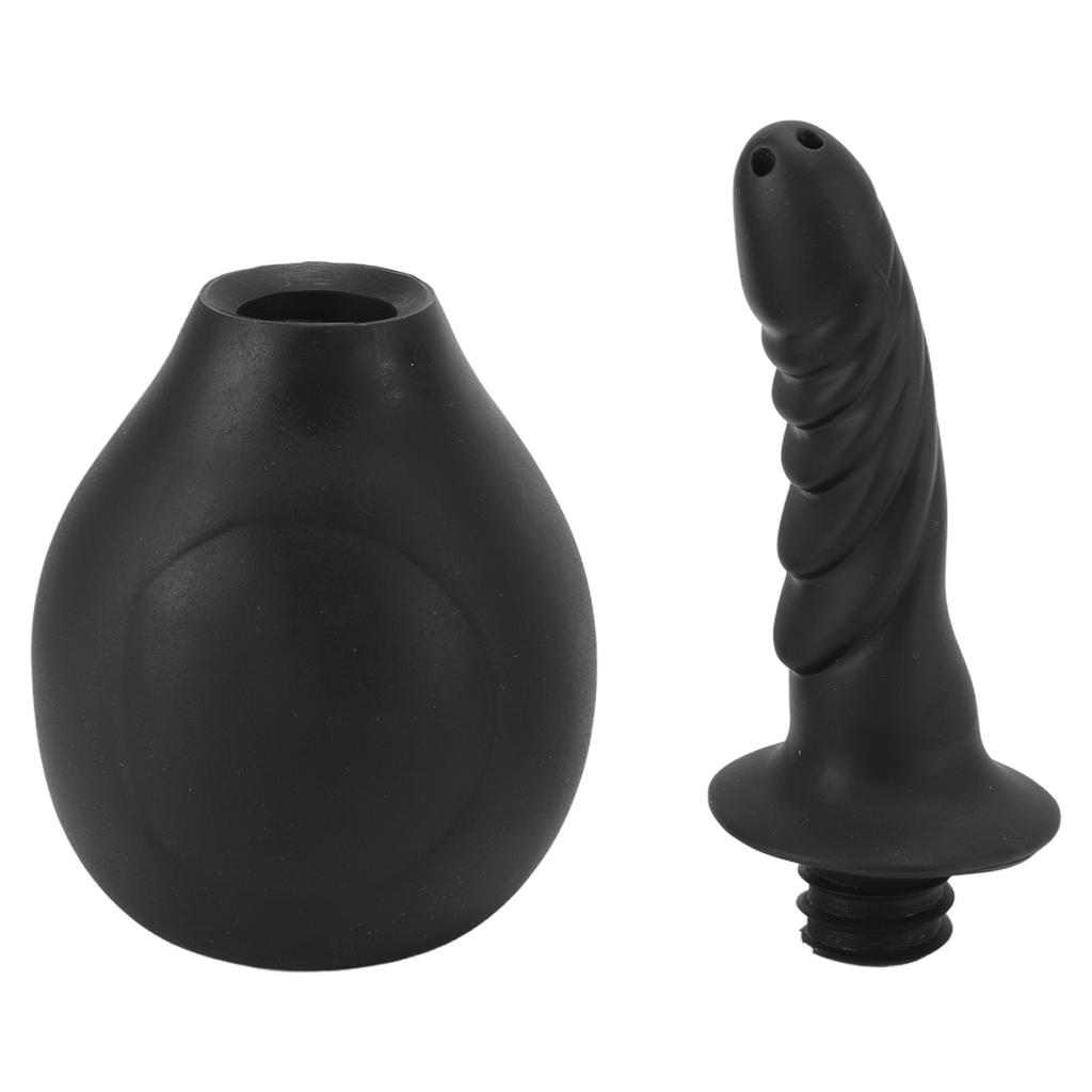 Silicone Spherical Enema Bulb Kit Anal Douche Enema Cleaner Kit Portable Enema Bag Large