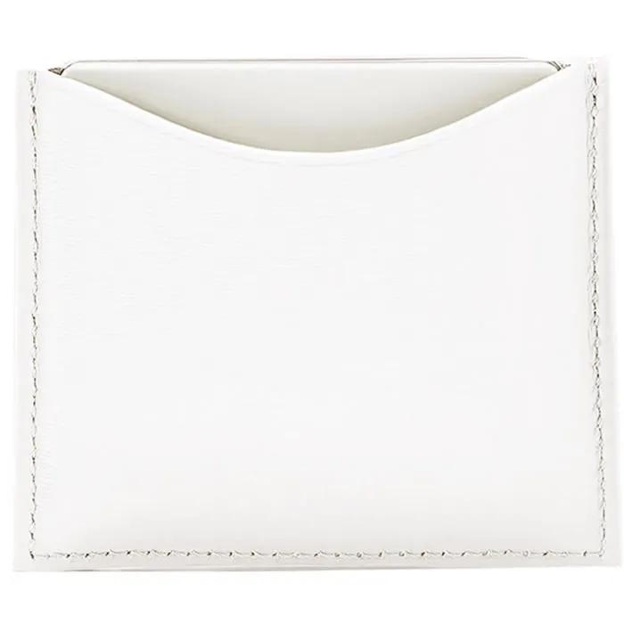 

La Bouche Rouge White Leather Compact Case