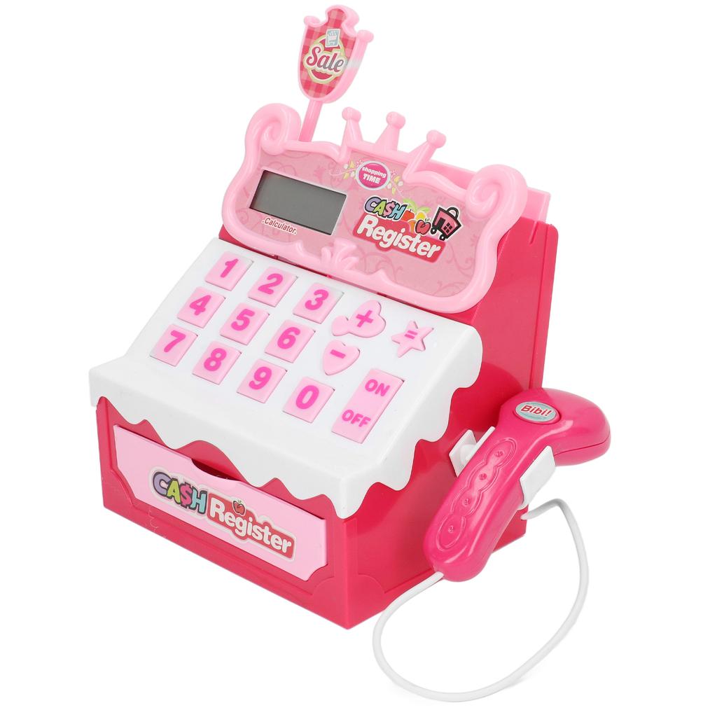 Kassierer Spielzeug Kinder Kasse Spielset mit Spielgeld Geschenk für Vorschulkinder Kleinkinder