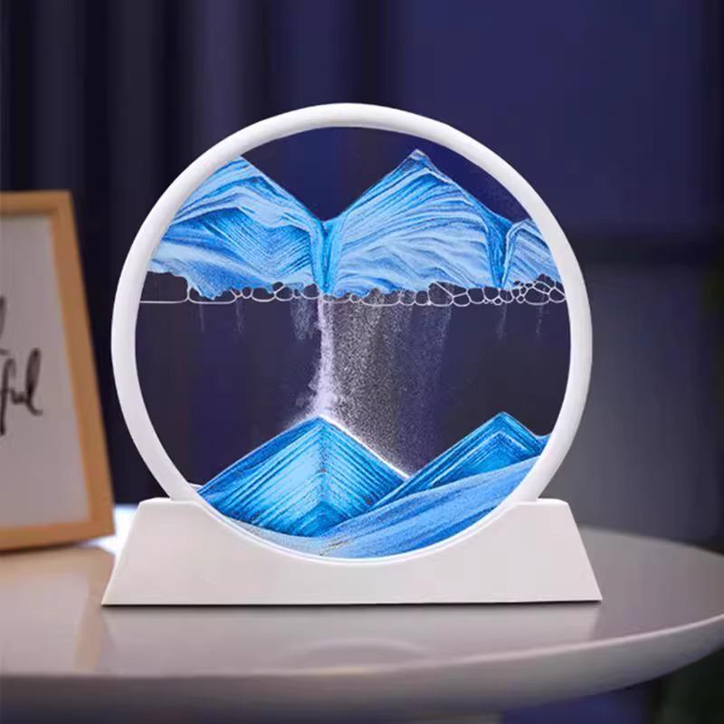 3D Quicksand Hourglass Art Decor for Living Room or Office - Creative Landscape Design