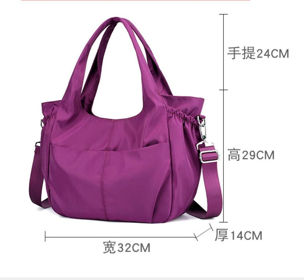 Yanaier Tote Bag, Shoulder Bag, Mother's Bag, 2-Way, Large Capacity, Lightweight, Waterproof, Multifunctional, Popular, Stylish, Crossbody Bag,