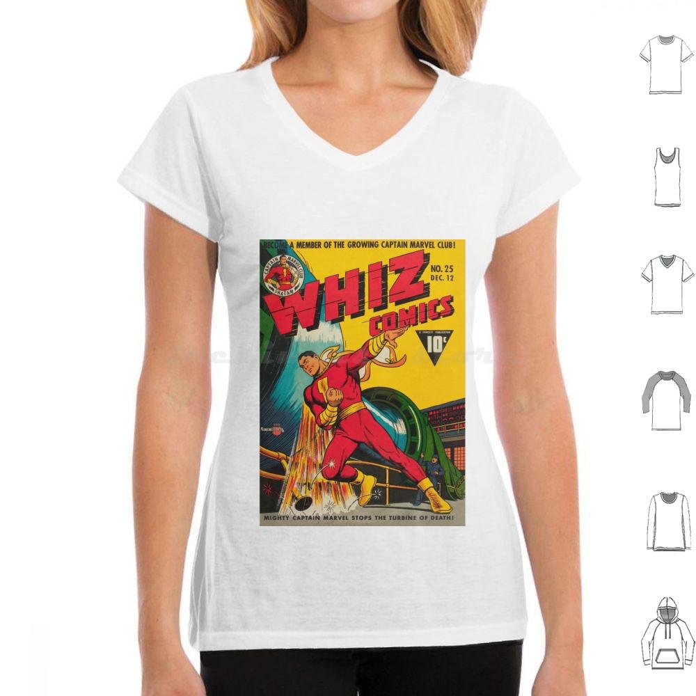 Whiz Comics 25 T Shirt 6xl Cotton Cool Tee Shazam Captain Golden Age Comics Superhero Retro 1940s Vintage Classic Old Graphic
