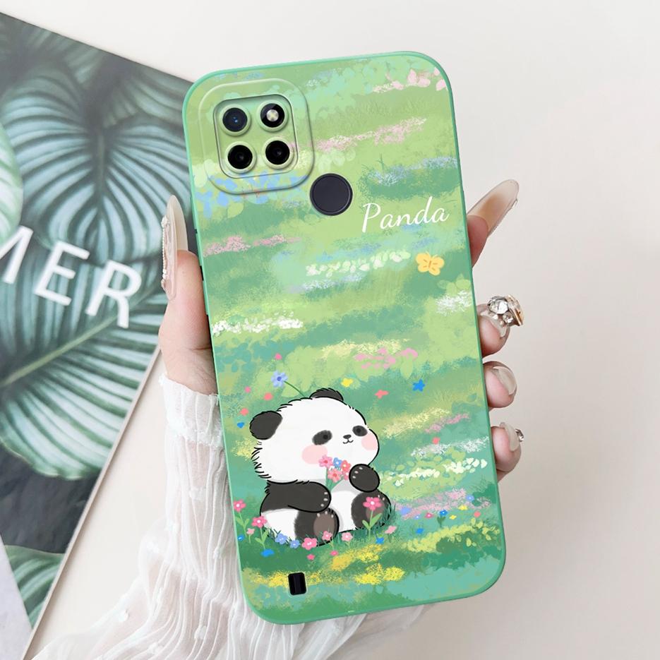For Realme C21Y C25Y Case Luxury Candy Painted Cover Shockproof Phone Case For Realme C21 C 21 Y RealmeC21Y RealmeC25Y Soft Bags
