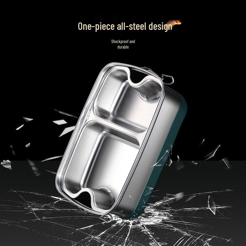 Shengjia 304 Stainless Steel Divided Lunch Box