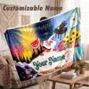 Custom Name Flannel Blanket,Harry Styles Lightweight Warm Bed Blanket For Couch & Holiday Gift