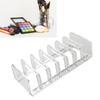 Eyeshadow Palette Organizer 7 Section Divided Clear Acrylic Makeup Palette Organizer for Bathroom
