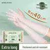 Extra Long White Nitrile Disposable Gloves (20 Count)