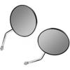 High Definition Clear View Motorcycle Rear View Mirror - Stainless Steel - 2PCS Replacement for Gn125 - Improve Safety and Visibility