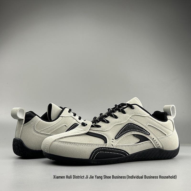 Retro European & American Fashion Men's Non-Slip Low-Top Casual Shoes - 'Forrest Gump' Wear-Resistant Sports Flats