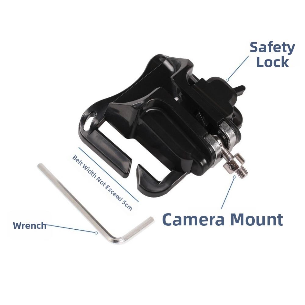 Quick Attach Camera Hanger 1/4in Screw Mount Waist Buckle New Quick Release Buckle for DSLR
