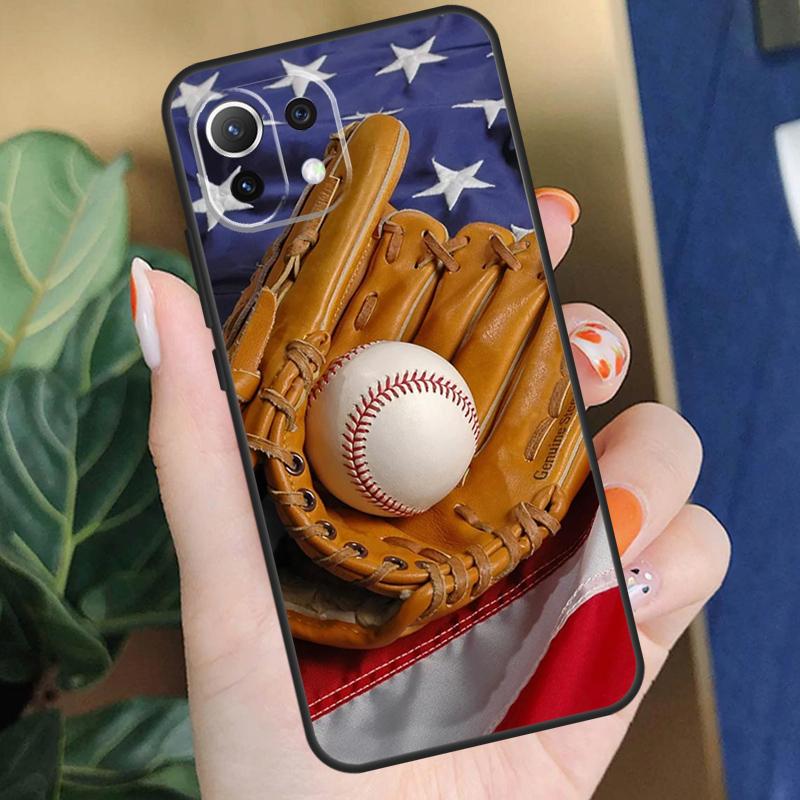 Baseball Case For Xiaomi 15T 14T 13T Pro 14 15 Ultra 17 Pro Max POCO X7 F8 Pro X5 X6 F5 F6 F7 Coque
